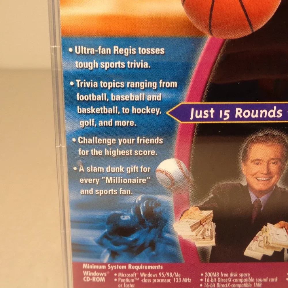 WHO WANTS TO BE A MILLIONAIRE Sports Edition New PC CD-ROM Video Game